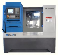 Токарный станок c ЧПУ с горизонтальной станиной MetalTec CK 35x400 от компании Нова Механика